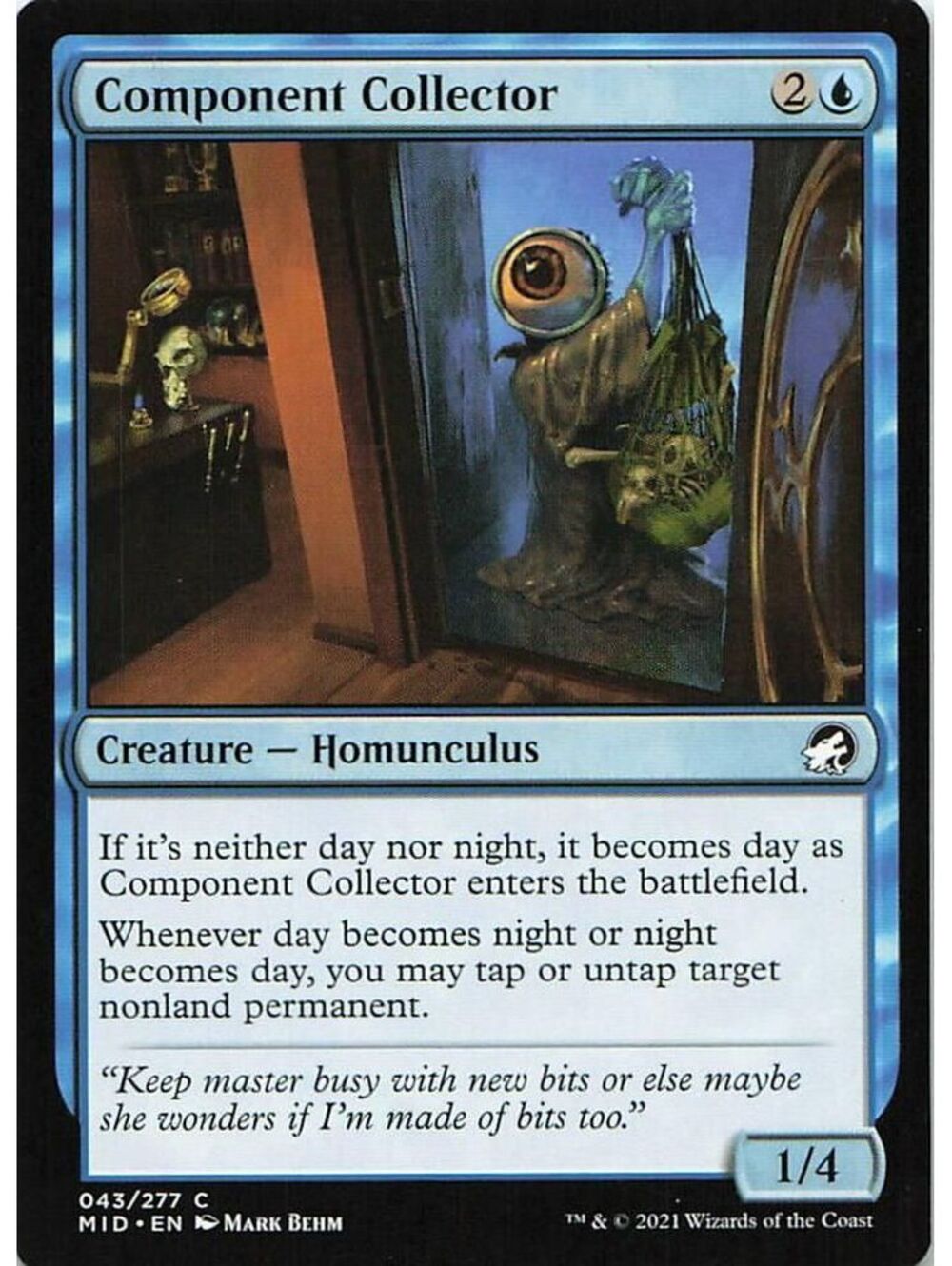 C Magic: The Gathering 2021 Component Collector NM MID